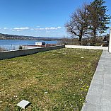 Die Eigentmer dieser Liegenschaft wnschen sich hier eine moderne Poollandschaft.