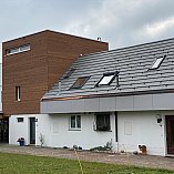 Fertiger Anbau an eine Liegenschaft, modern mit viel mehr Platz.