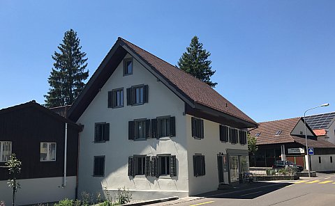 Treppenhaus und Loggia